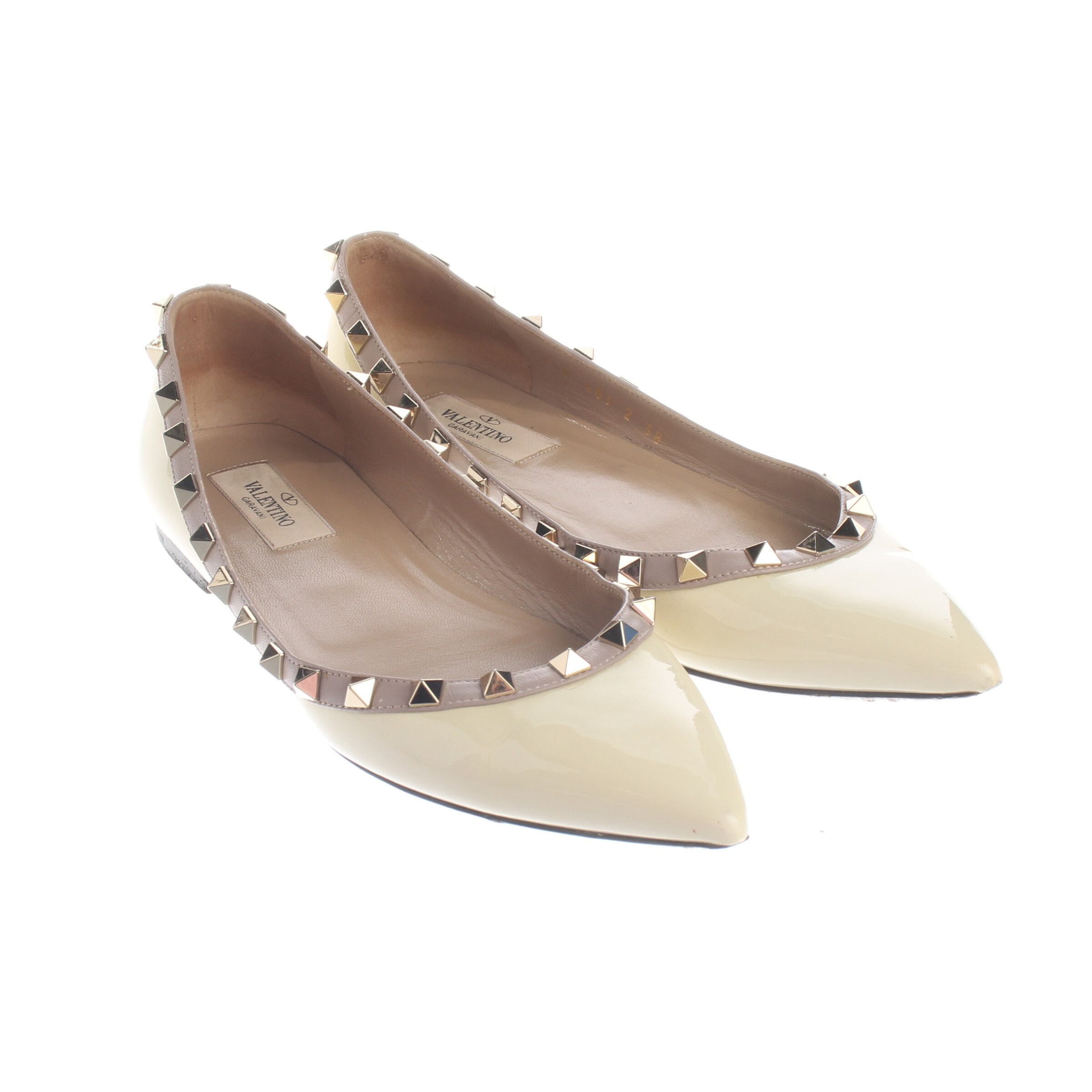 VALENTINO Flats & Loafers in 38 in Beige, Item view