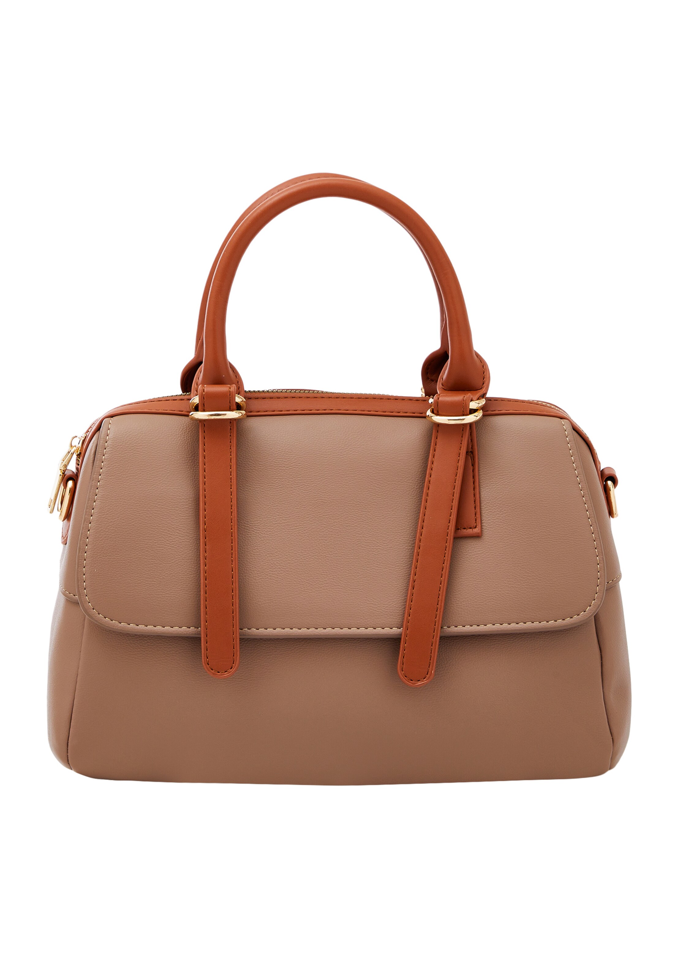 Usha Handtas in Beige: voorkant