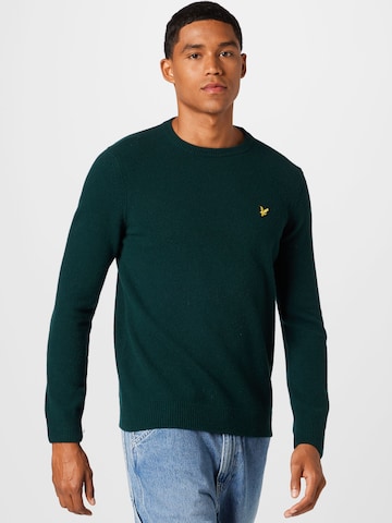 Lyle & Scott Свитер в Зеленый: спереди