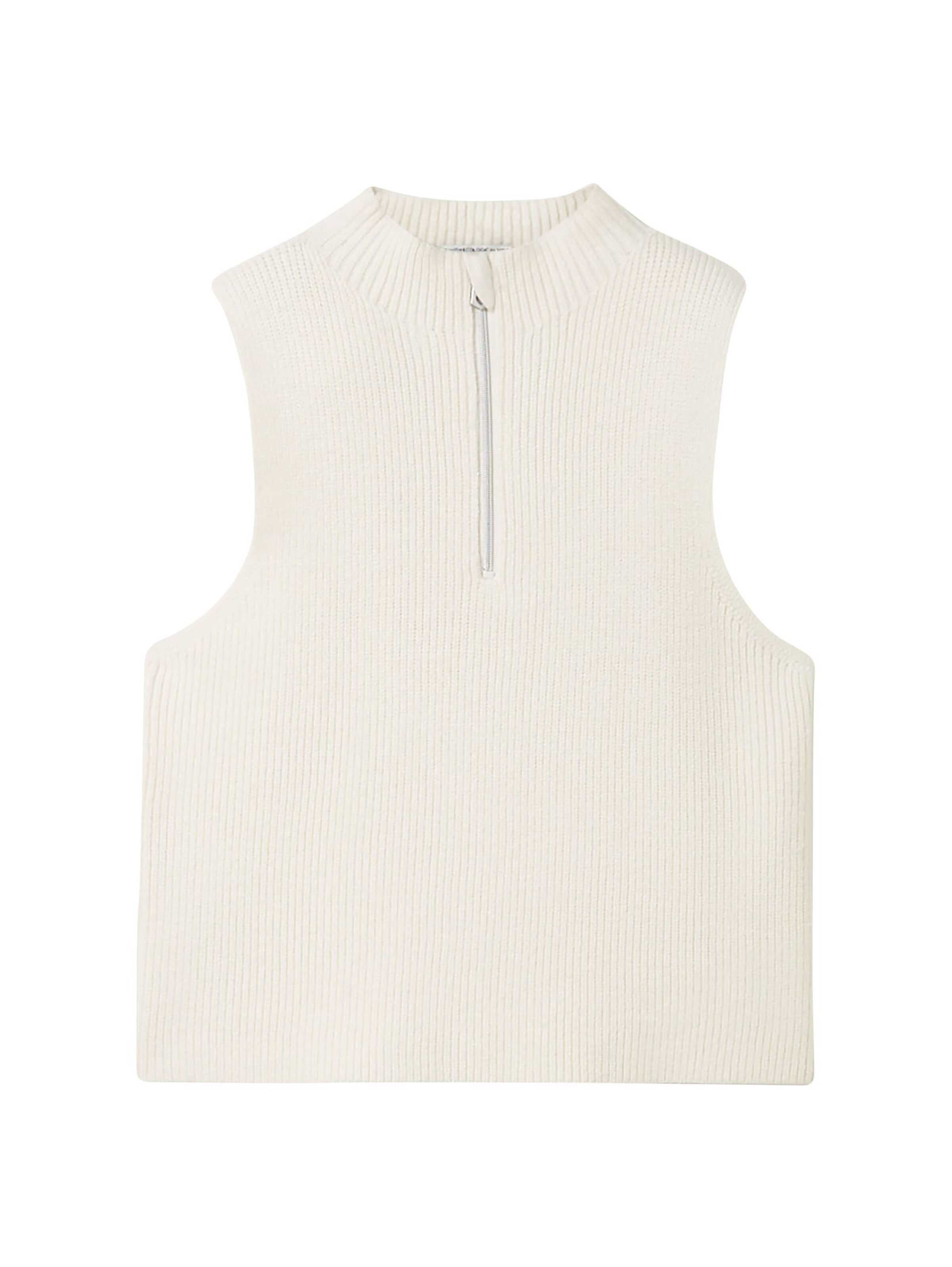 TOM TAILOR Sweater in White: front