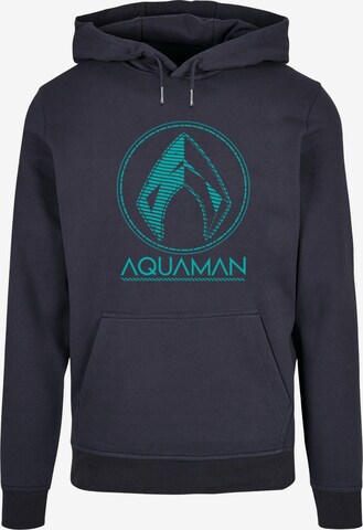 Felpa 'Aquaman' di ABSOLUTE CULT in blu: frontale