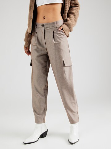 LIEBLINGSSTÜCK - Tapered Pantalón plisado en beige: frente