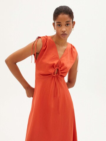 Thinking MU Kleid 'Laia' in Orange