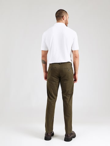 SELECTED HOMME Regular Панталон Chino 'SLHZ196-DANIEL' в зелено: отзад