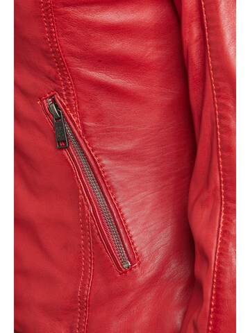 H.I.S Lederjacke in Rot