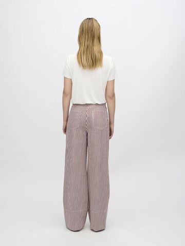 Wide Leg Pantalon 'Elisa' minimum en marron