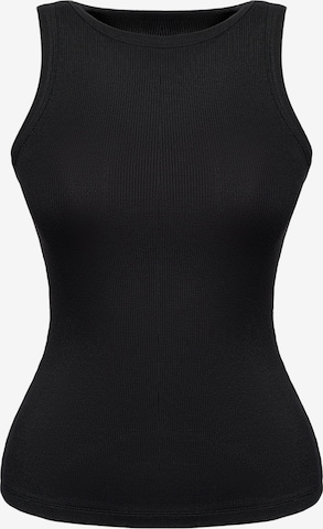 Erdem Top in Schwarz: Vorderseite