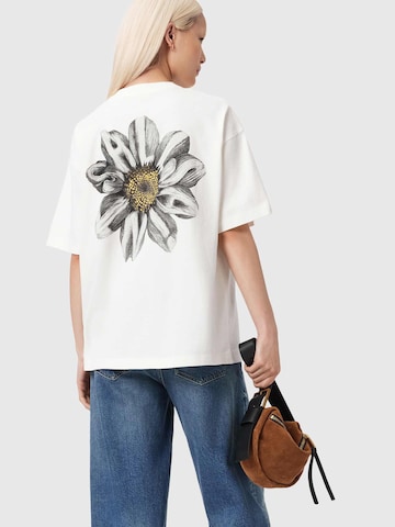 AllSaints T-shirt 'PETAL ETTA' i vit: framsida
