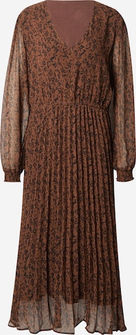 ZABAIONE - Vestido 'Mali' en marrón: frente