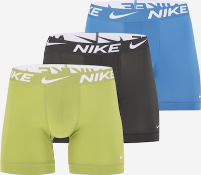NIKE Sportondergoed in de kleur Azuur / Kiwi / Zwart / Wit, Productweergave