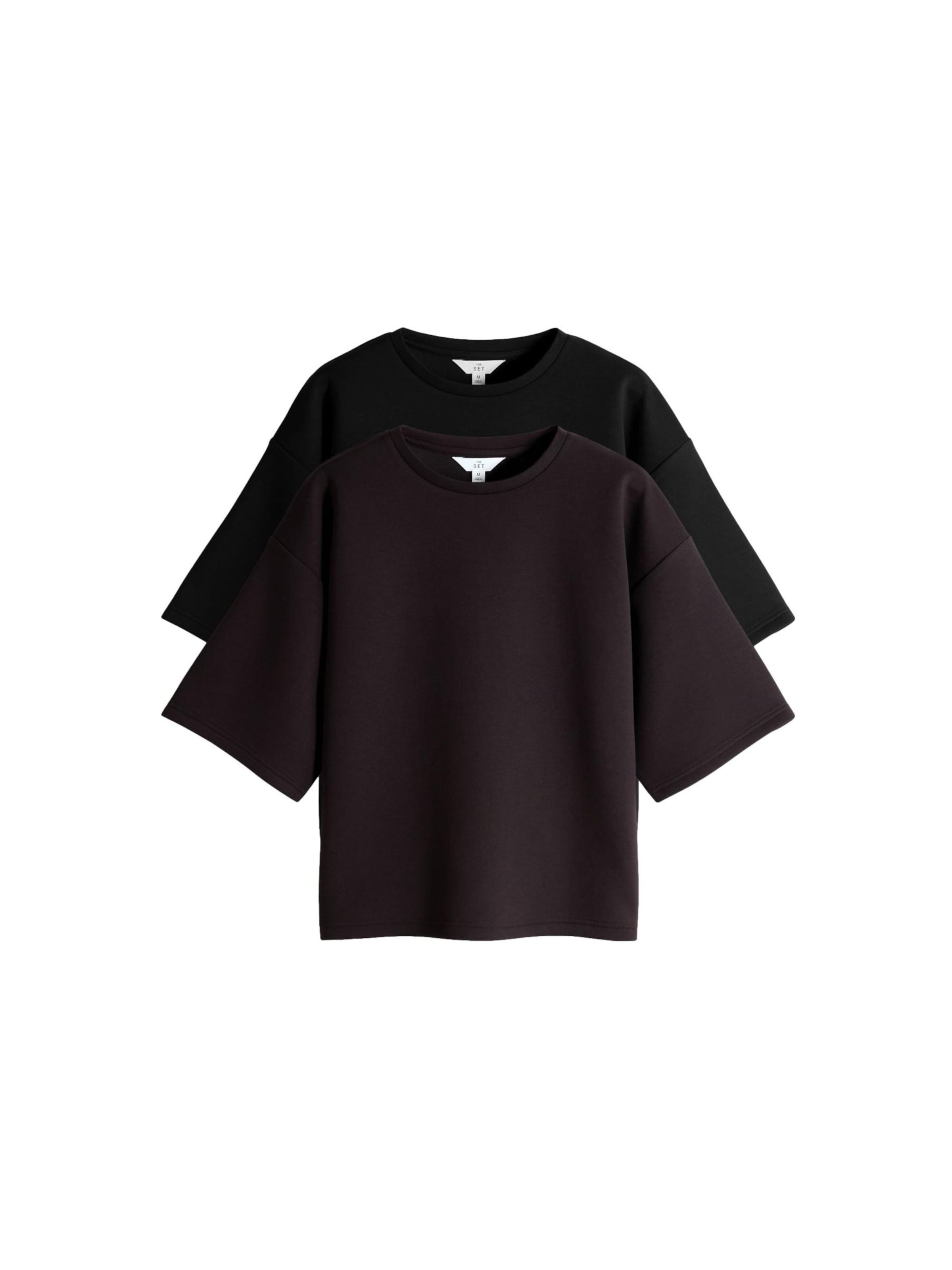 The Set - Camiseta en negro: frente