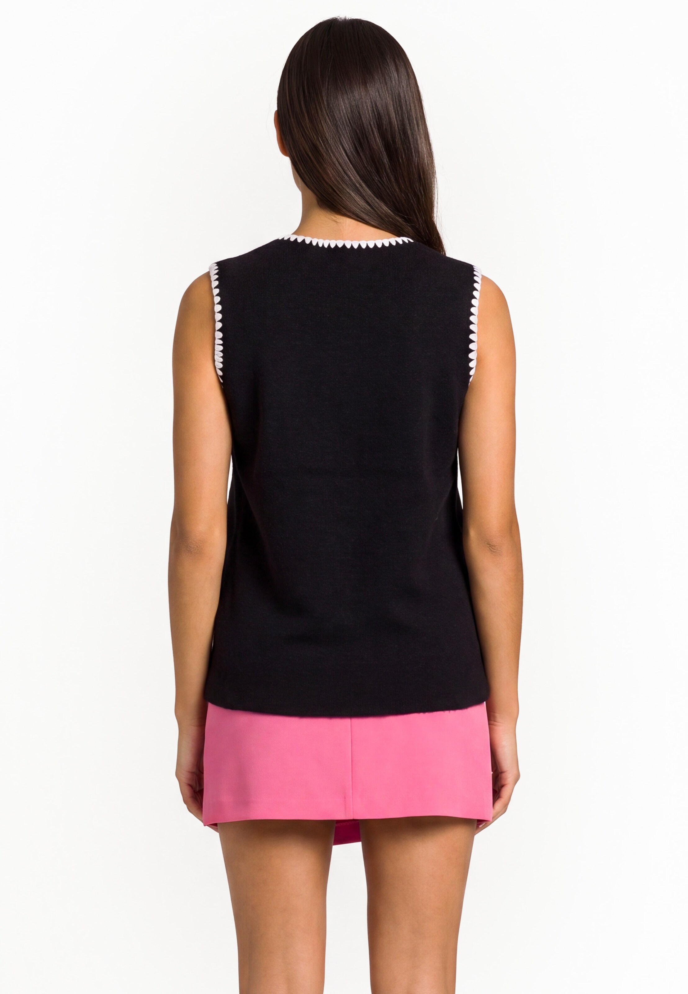 MYMO Gebreide bodywarmer in Zwart