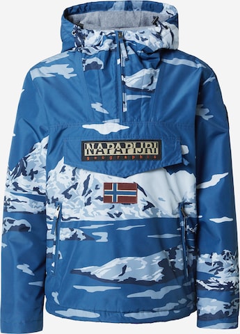 Veste mi-saison 'RAINFOREST' NAPAPIJRI en bleu : devant