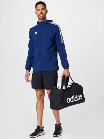 ADIDAS SPORTSWEAR Skinny Training Jacket 'Tiro 21' in Blue