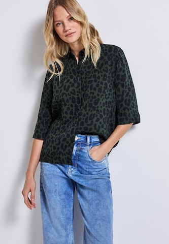 STREET ONE - Blusa em verde: frente