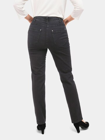 Goldner Regular Jeans 'Carla' in Schwarz