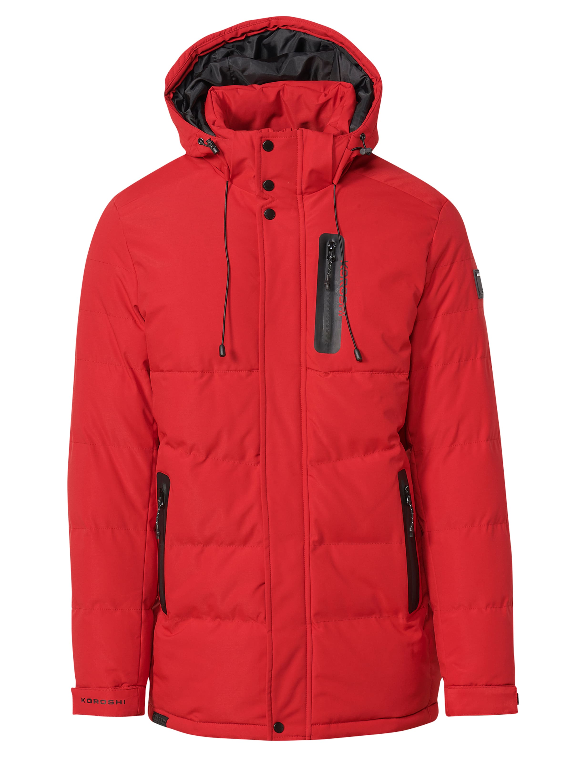 Geacă de iarnă de la KOROSHI pe roșu: față