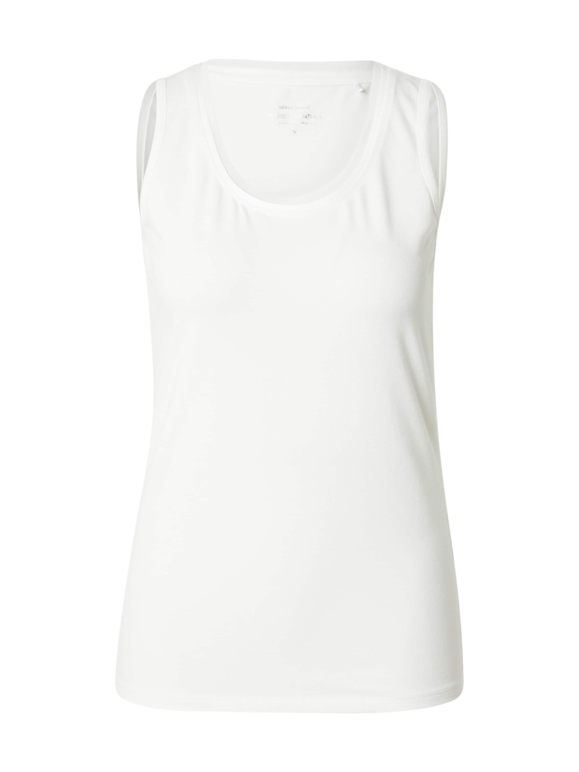GERRY WEBER Топ в Белый: спереди