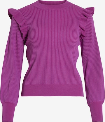 VILA Sweater in Purple: front