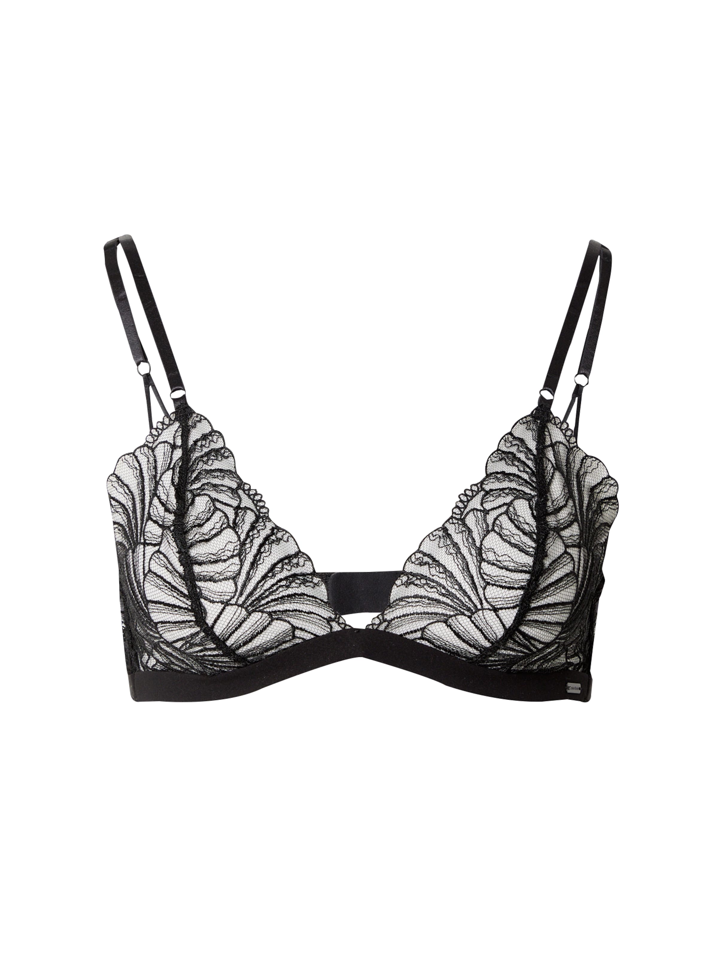 melns Calvin Klein Underwear Standarta Krūšturis: no priekšpuses