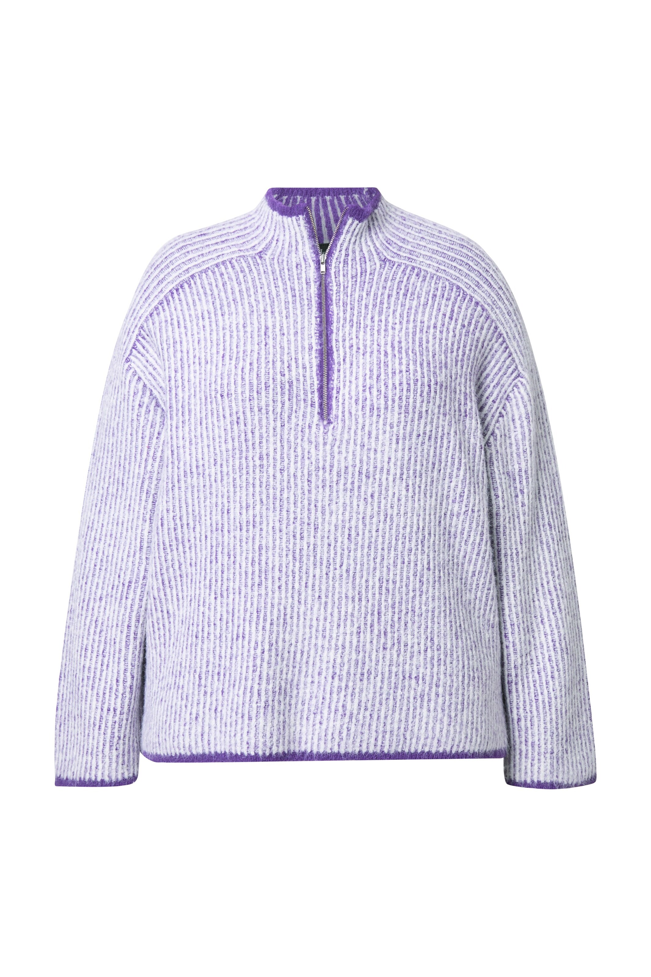 Ulla Popken Pullover in Lila: Vorderseite