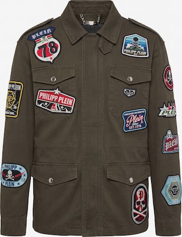 Giacca di mezza stagione 'Military' di Philipp Plein in verde: frontale