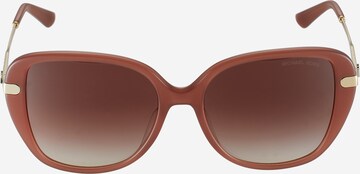 Lunettes de soleil 'FLATIRON' Michael Kors en marron : devant