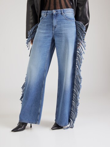 KARL LAGERFELD JEANS Loose fit Jeans in Blue: front