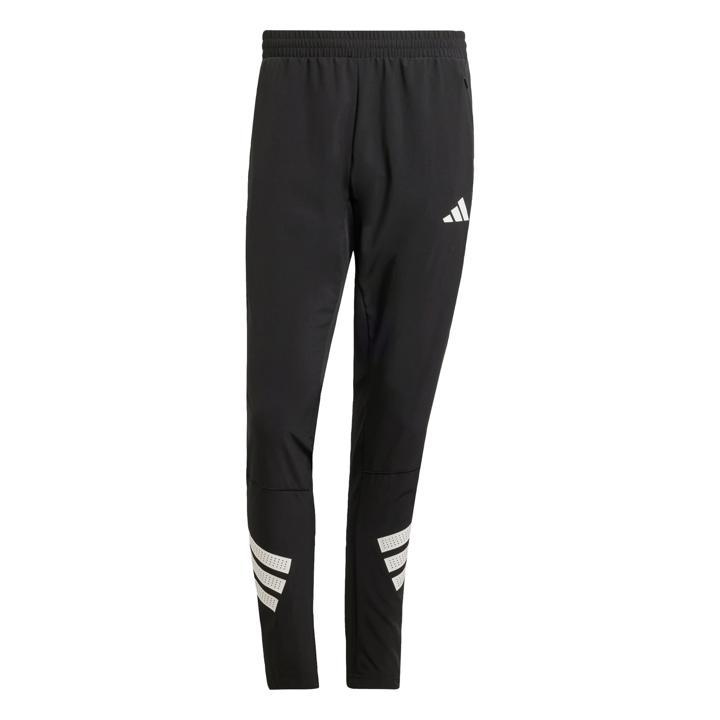 ADIDAS PERFORMANCE - Slimfit Pantalón deportivo 'Gym+' en negro: frente
