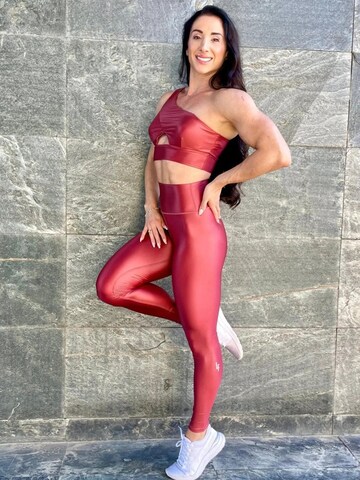 Top sportivo 'Carmela Pearl' di LUXFEEL in marrone