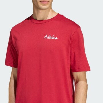 ADIDAS SPORTSWEAR - Camiseta 'NOVELTY BOWL' en rojo