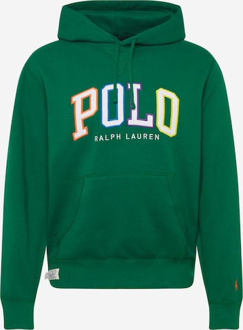 Polo Ralph Lauren Bluzka sportowa w kolorze zielony: przód