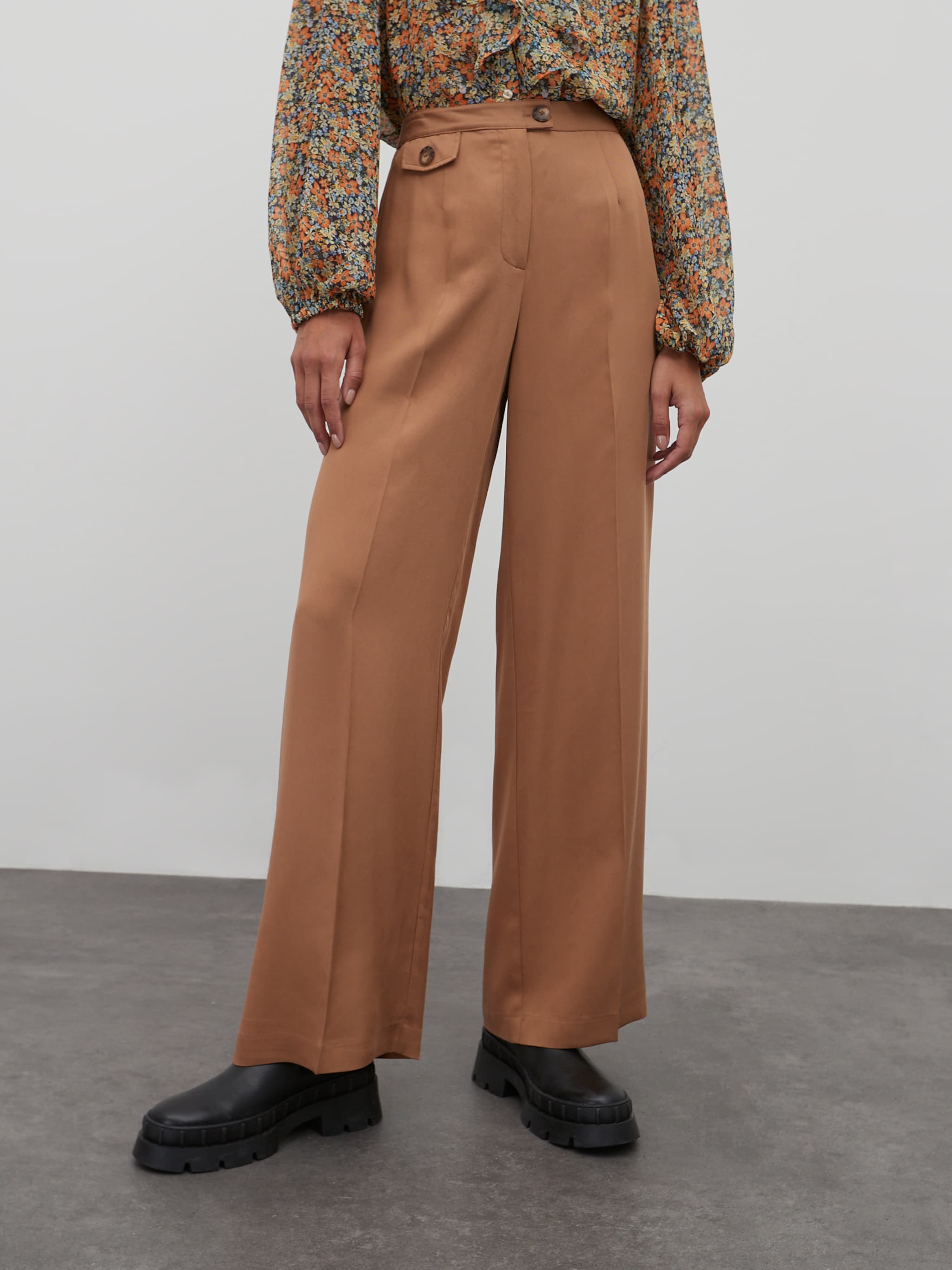 EDITED Produits Pantalon 'April' marron