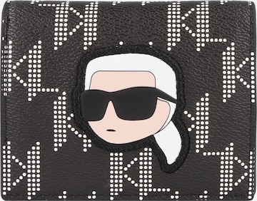 Porte-monnaies Karl Lagerfeld en noir : devant