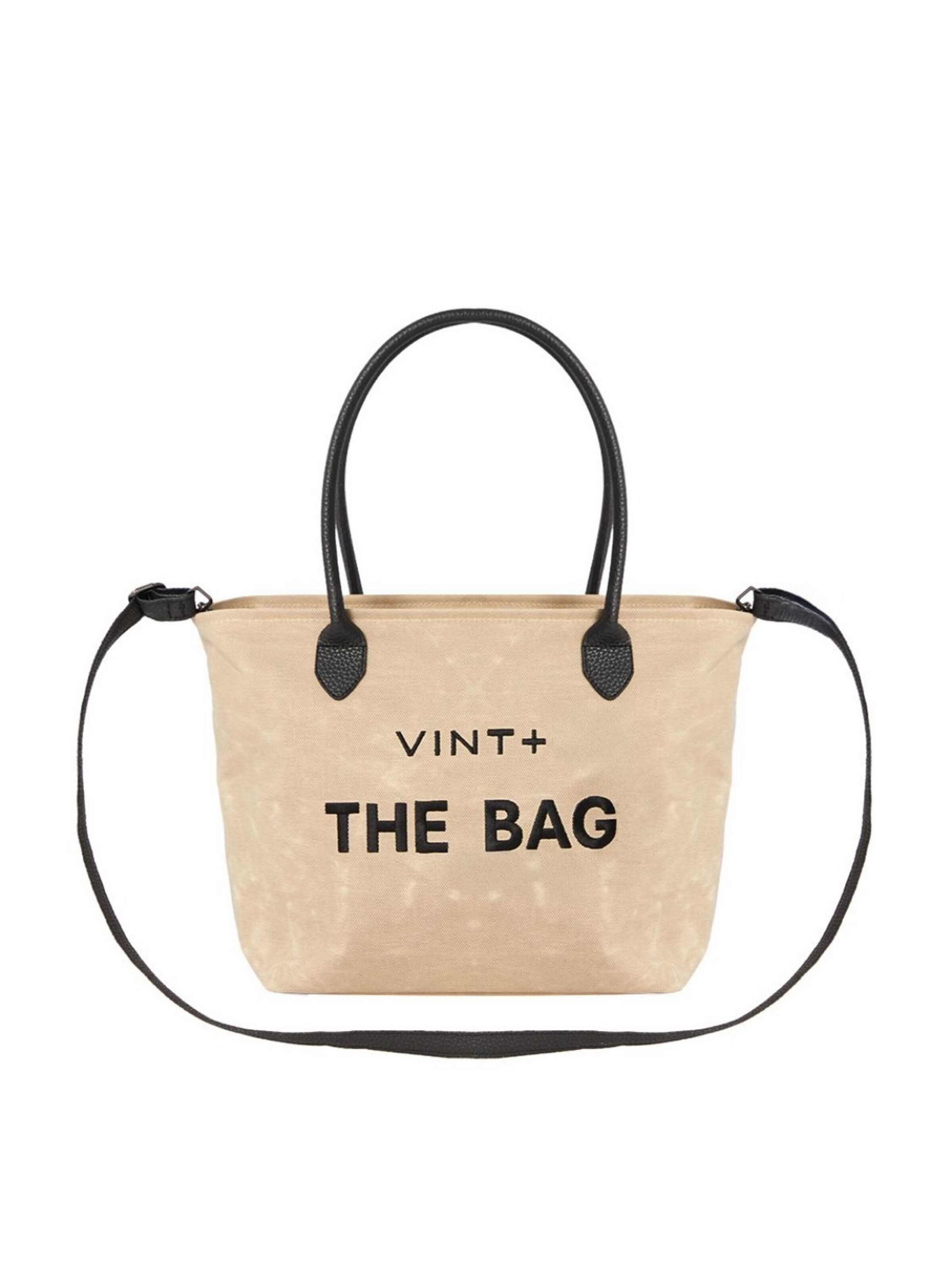 VINT+ - Bolso de mano 'Fine Bag Big' en beige