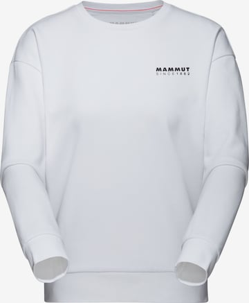 MAMMUT Sportsweatshirt  ‘Core 1862’ in Weiß: Vorderseite