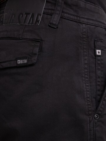 BIG STAR Regular Cargo trousers 'Morrise' in Black