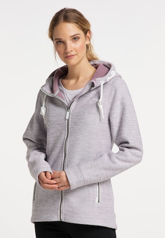 ICEBOUND Fleece jas in Lila: voorkant