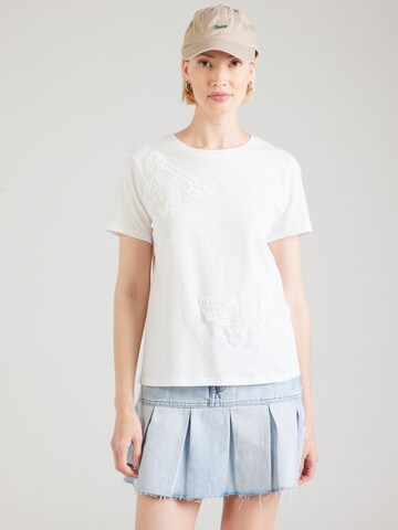 T-shirt 'VMCILJA' VERO MODA en blanc : devant
