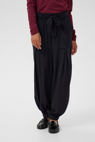 Kaffe Loose fit Trousers 'Signa' in Black: front