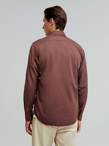 Regular fit Camicia 'Seatle' di Scalpers in rosso