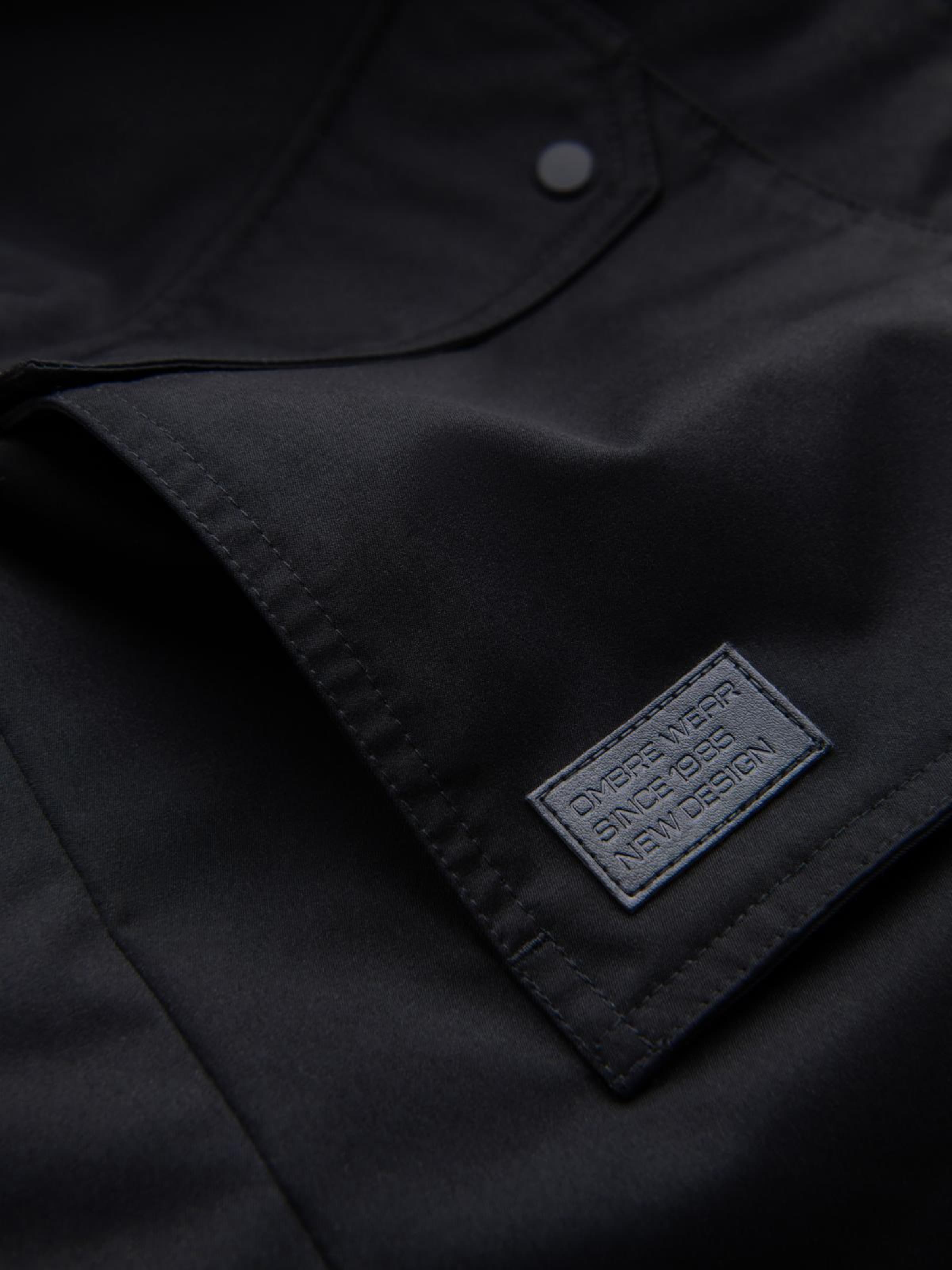 Ombre Winter Parka in Black