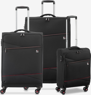 Set di valigie 'Eclipse 2.0' di MODO by Roncato in nero: frontale