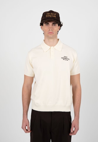 Pullover di Prohibited in beige: frontale