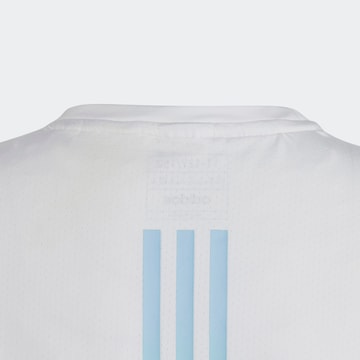 T-Shirt fonctionnel 'Aeroready 3-Stripes' ADIDAS SPORTSWEAR en blanc