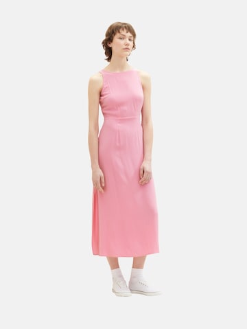 TOM TAILOR DENIM Summer Dress in Pink: front