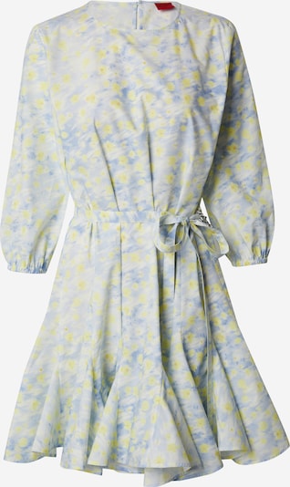 HUGO Kleid 'Karomalla' in blau / gelb / grau, Produktansicht