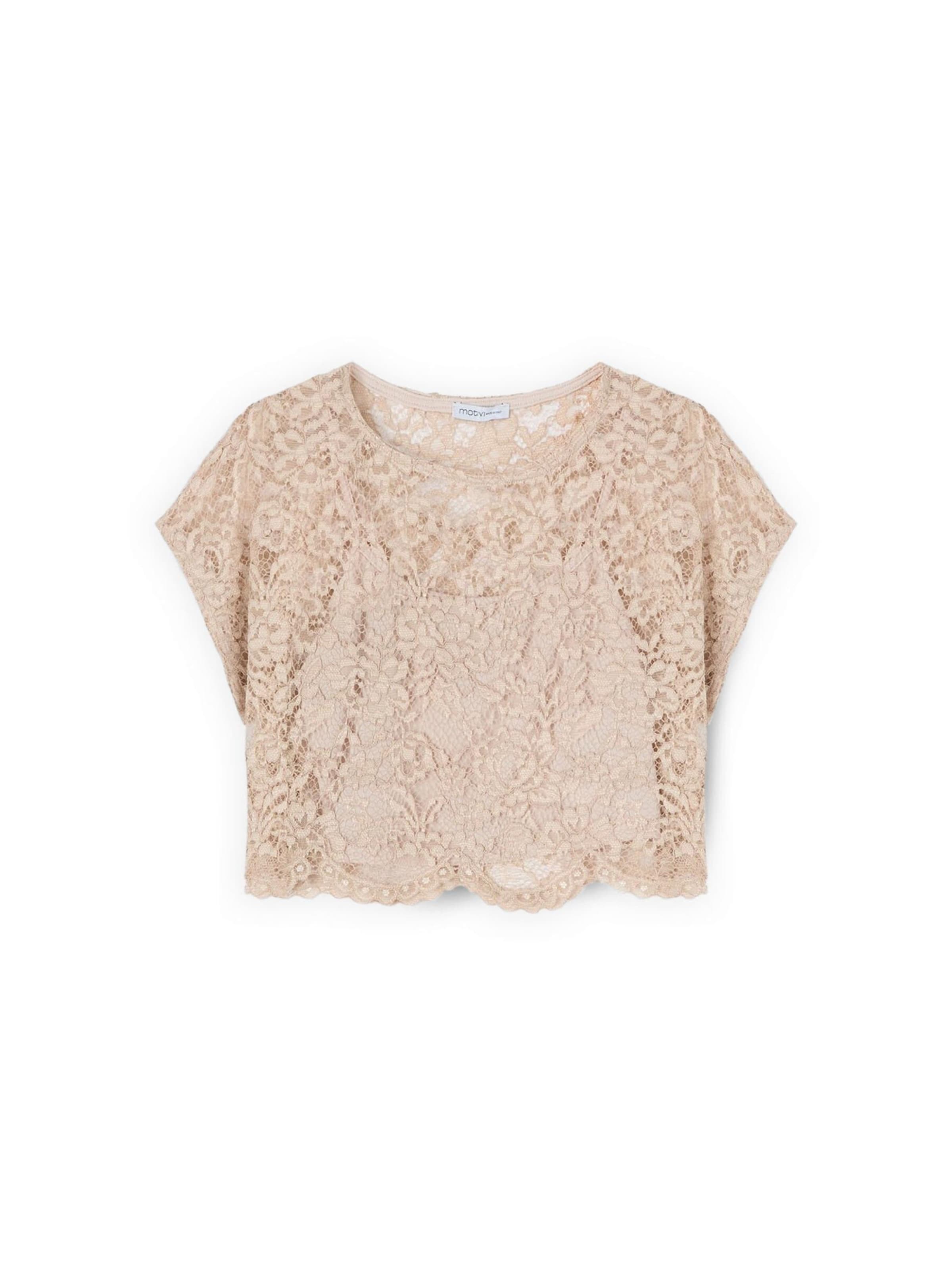 MOTIVI - Blusa en beige: frente
