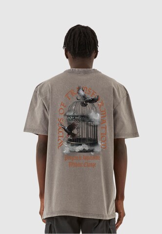T-Shirt 'Liberation Doves' MJ Gonzales en gris : devant