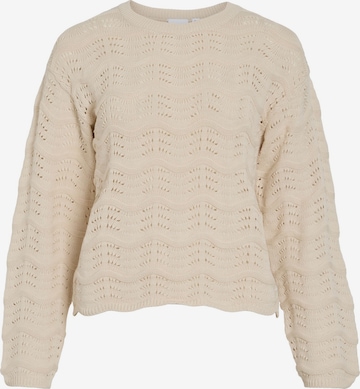 VILA Pullover 'VIWave' i beige: forside